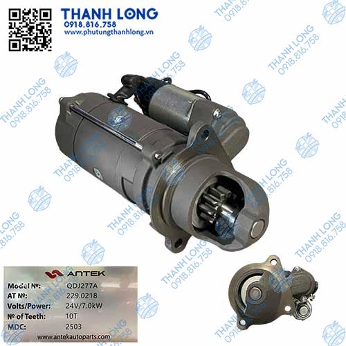 Củ đề trường giang 7 tấn thùng 6BT/4BT QDJ277A (10R/24V/3 tai) lai cong chất lượng lắp ráp (Antek)
