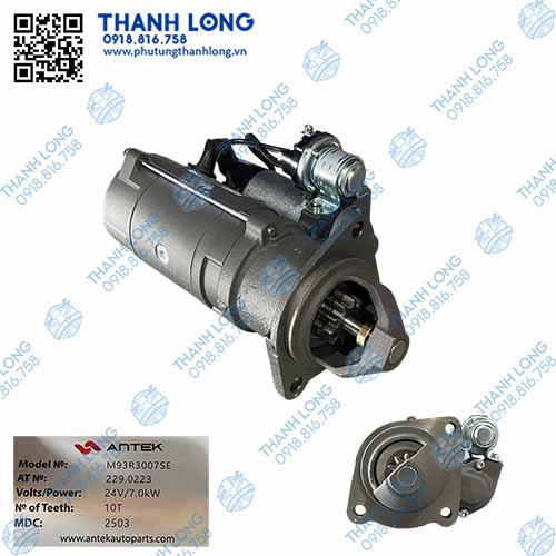 Củ đề DAIYUN M93R3007SE (10R/24v/3 tai) lai thẳng chất lượng lắp ráp (Antek)
