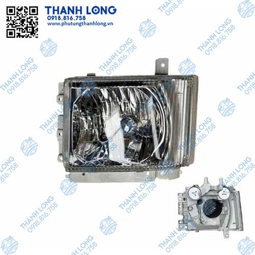 Đèn pha ISUZU đầu vuông QKR270/ NLR/NPR/NQR/NKR/FRR 4JJ1/4HK1/4HG1 (Chất lượng lắp ráp) (LH)
