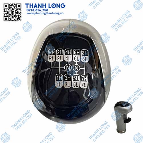 Tay nắm cần đi số Howo A7-16 (ZEZ-C0050), phi ren M12*1.75, 3 lỗ hơi, số lùi trên bên L