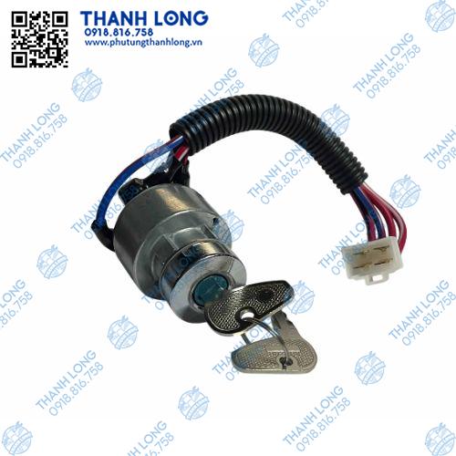 Ổ khóa đề + chìa (5 chân có dây) máy cày