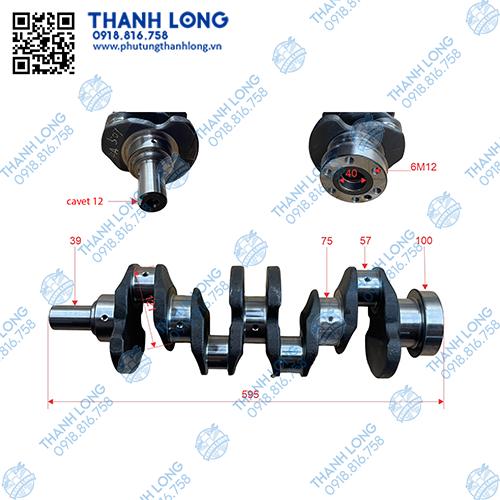 Trục cơ YN490QB bi 203 (OUERMAN-AT)