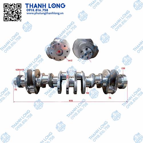 Trục cơ L375/300 trục thép rèn chất lượng lắp ráp (Antek)