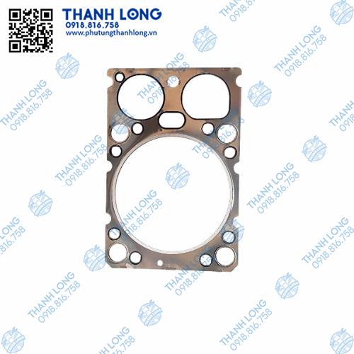 Gioăng quy lát Howo A7-375 (1 lỗ tròn/1 lỗ méo -16 lỗ) thép (CREATEK )