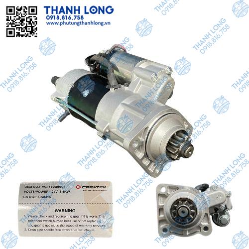 Củ đề Howo 10R phi 44,5/3 tai (24V-8.5kW) (CREATEK)