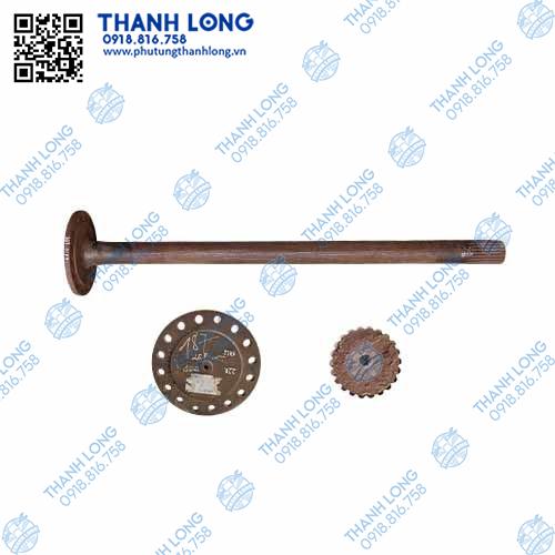 Trục láp 22R/101/102/14 lỗ láp ko côn + 2 lỗ ren mặt trời