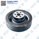 Bu ly đầu trục cơ 8PK rãnh 6123YC6MK420 -50  cheng long H7 đầu kéo Yuchai chính hãng )
