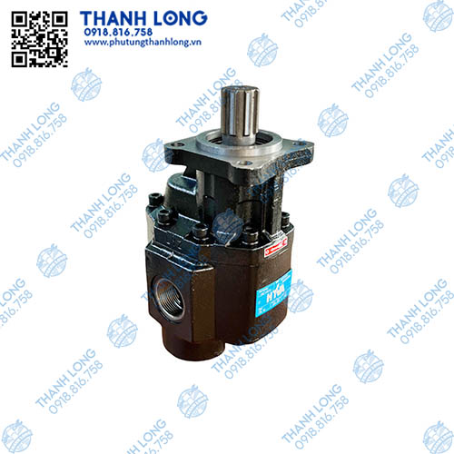 Bơm ben HW2100 quay phải, HOWO 2100* 8 then quay phải rốn dầu ở cạnh, lỗ dầu 41 mm