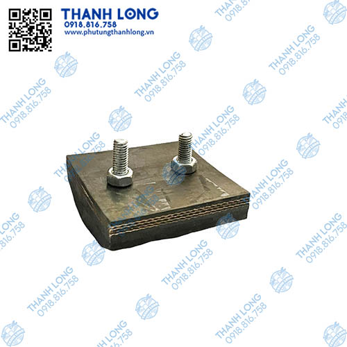 Cao su gối nhíp phụ có 2 bù lon xài chung nhiều xe