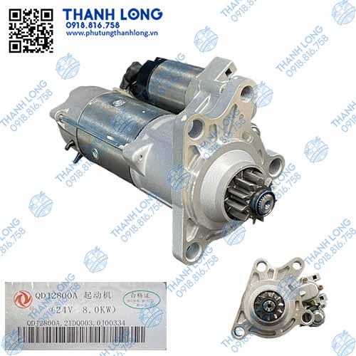 Củ đề 6114ZQB, 11R 4 lỗ tai (50x100x126x126) 1 lỗ ren M16 (24V-8.0kW) (Dongfeng)