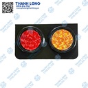 Đèn hậu 2 chóa tròn bằng mặt 24V