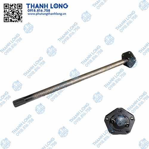 Trục láp ngang Kia K2700- 30N mặt bích 5 lỗ ngũ giác 55x5 (dài tổng 72.2)