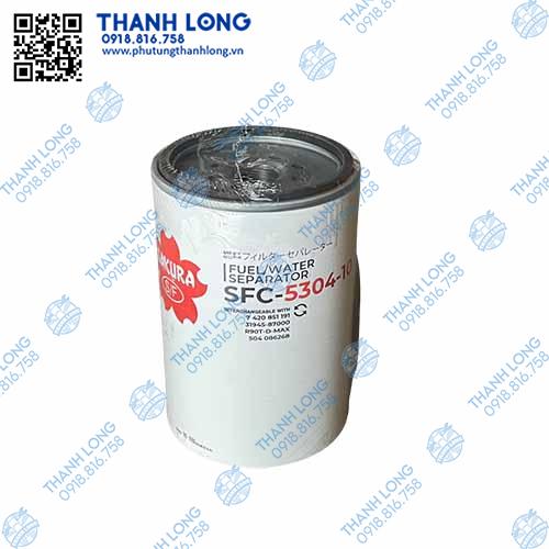 Lọc dầu SFC5304-10 (Sakura) xe HD 3T5, có tách nước