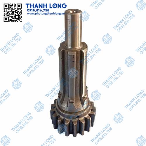 Trục trên ( A cơ cụt ) số phụ, NJ130, 6 then, 17R thẳng, dài 17.4cm