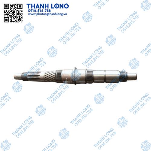 Trục trên hộp số Forland 3T45 22/18 xéo/42/42/30, ren phi 30, dài tổng 380mm