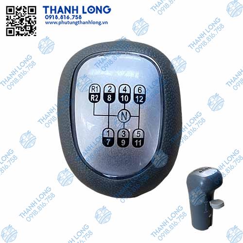 Tay nắm cần đi số nhanh chậm Howo 12 số(ZEZ-C0043), số lùi trên bên L ,ren M12*1.75