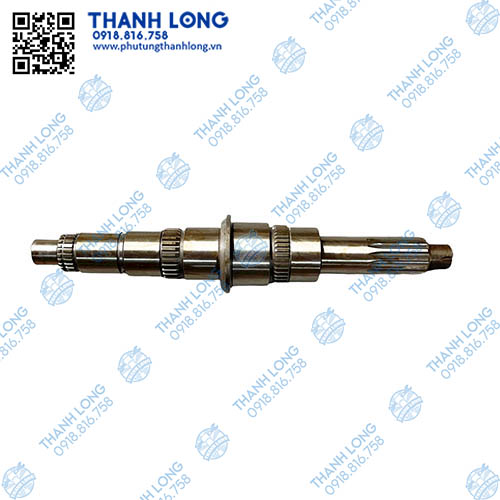 Trục trên hộp số WLY5T46 ( đời ko có số phụ ) 1 đầu có ren, 1 đầu ko ren ,
