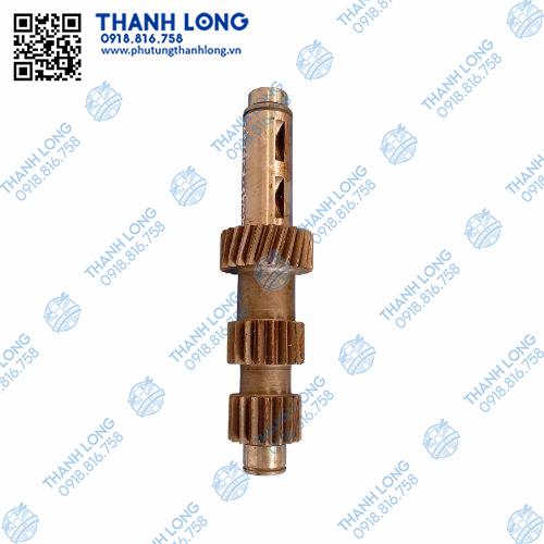 Trục dưới WLY8D60,  16r:18r:24r,dài 37.1cm .