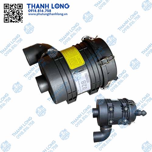 Bầu lọc gió com lê nhựa lọc 15x22 cao su