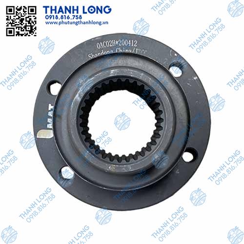 Mặt bích quả dứa Howo AC16/V7G 31 then 4 lỗ có răng tán 165 lỗ phi 12 (MAT)