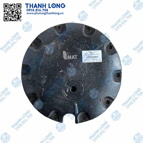 Nắp may ơ dầu Howo AC16/V7G 10 lỗ gang (MAT)