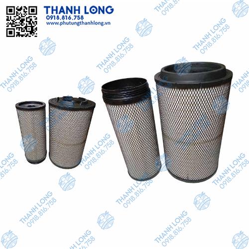 Lọc gió 28x45 đầu kéo Howo TH7 lưới đít cao su bằng (CREATEK)