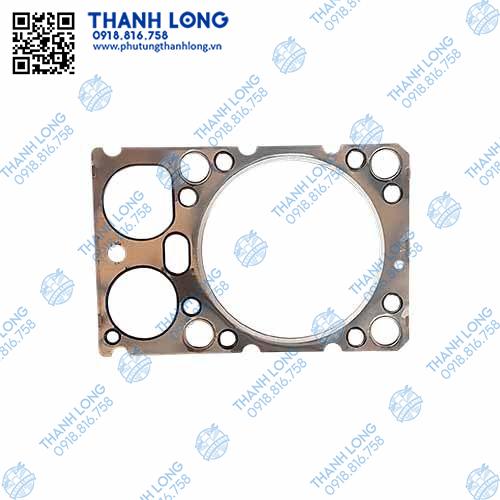 Gioăng quy lát Howo A7-375 (1 lỗ tròn/1 lỗ méo -16 lỗ) thép (CREATEK )