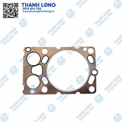 Gioăng quy lát Howo A7/420 (2 lỗ tròn -15 lỗ) thép (CREATEK )