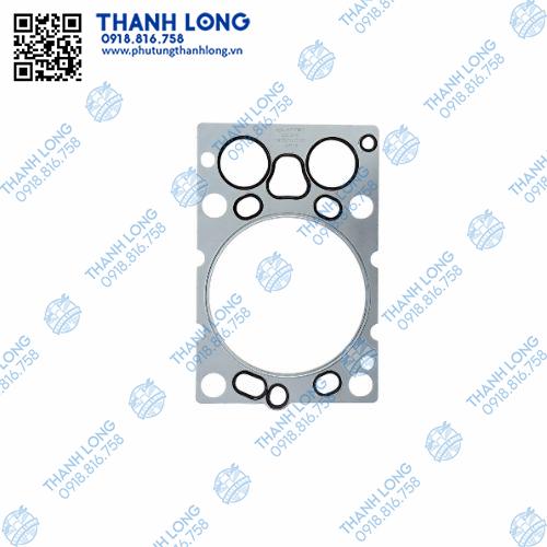 Gioăng quy lát Howo A7/420 (2 lỗ tròn -15 lỗ) thép chất lượng lắp ráp (Antek)