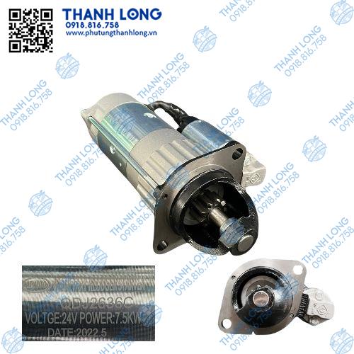 [P229.0019-01] Củ đề QDJ2636C-9R (24V-7.5kW) lai thẳng (AT)