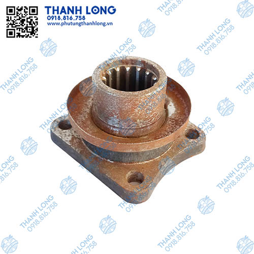 Mặt bích quả dứa 6110/CA142 (4 lỗ) 14 nia thấp mặt  vuông, cao 76.5