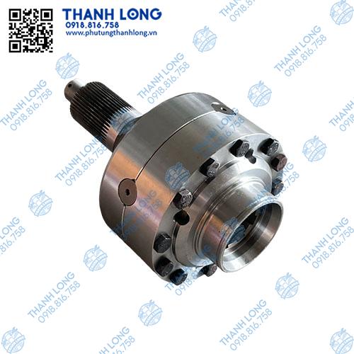 Bộ vi sai cầu giữa Howo 336 8/22 then láp 46 then vỏ,(trục thập phi 28/12 lỗ bắt BR vi sai) (TNTO)