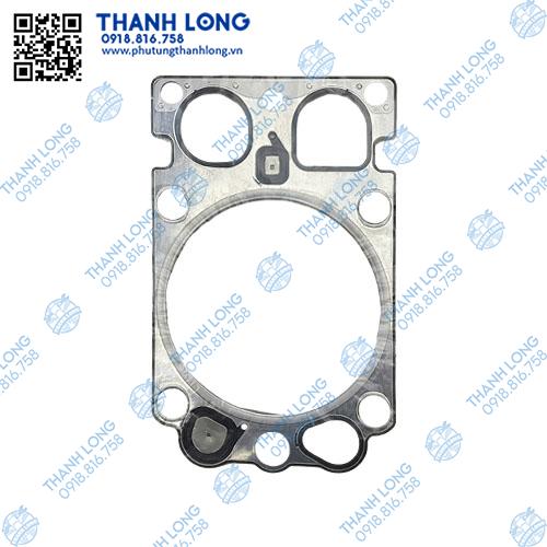 Doăng quy lát YC6M1000/6120 (2 lỗ méo) thép (Yuchai chính hãng)