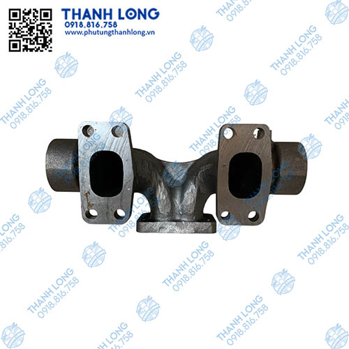 Cổ xả máy giữa 6123 YC6MK420 -50 Cheng Long H7 đầu kéo (Yuchai chính hãng)