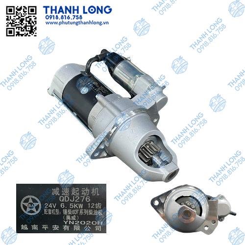 [P229.0015-01] Củ đề QDJ276 12R/6DL 2020H, CA6DL hai lỗ có ren (24V-6.5kW) hãng BA