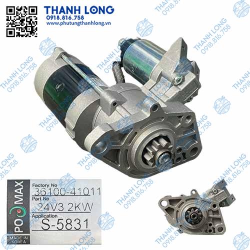 [P229.0038-01] Củ đề - HD 2T5 - 36100-41011 - TAN TRANG (24V - 32kW)