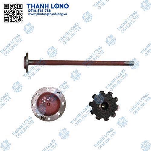Trục láp Forland thân dài 640, 10 then, phi 30, vành 107, nhãn hiệu BA