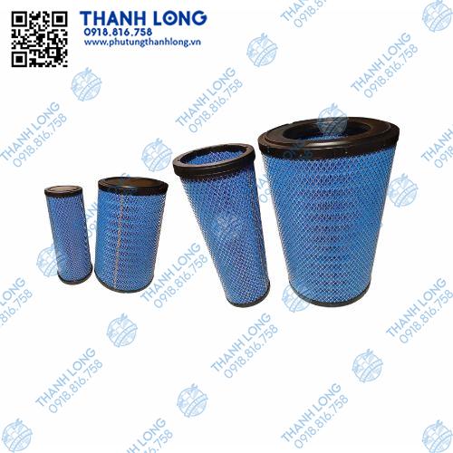 Lọc gió PU3347 giấy xanh , cõ lõi, hình nón, xe Auman 4 chân ga điện C300 loại xịn
