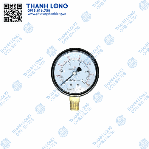 Đồng hồ hơi chân đứng 1/4 phi 63, 10Kg