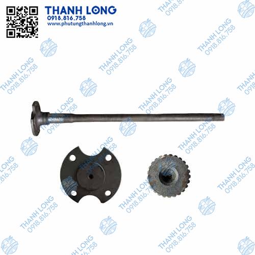 Trục láp 25R/66/67/4 lỗ láp thẳng mặt bích khuyết xe 474 SYM Dongben