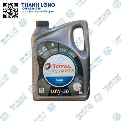 Nhớt TOTAL Quartz 10W30-7000 Diesel CI-4 (6L)