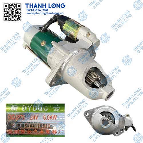[P229.0015-02] Củ đề QDJ276, CA6DF (24V-6.0kW) (DYDQC)