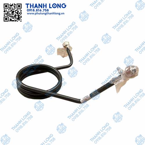 Tyo dẫn dầu bót lái sắt tròn 2 vòng 2 đầu ren trong M22 Howo V7G (MAT)