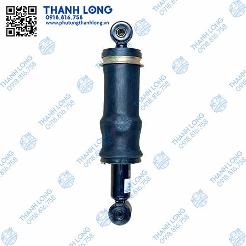 [P340.0076-02] Giảm sóc cabin hơi sau Howo A7/V7G ben 2 đầu khuyên lỗ 14/14 dài tổng 460 (MAT)