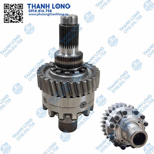 Bộ vi sai cài cầu 31/48 then ngoài liền BR 30R 26 then trong Howo AC16/V7G 380 comple (MAT)