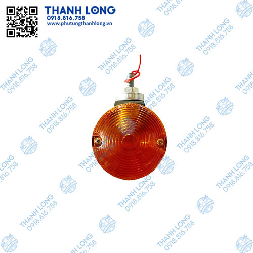 Đèn hông xi nhan X06 tròn nhỏ 2 mặt chế máy cày
