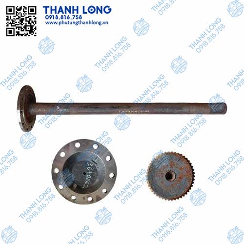 Trục láp 46R/98/10 lỗ phi 16 ko côn Foton Auman tải thùng 3 chân 11 tấn