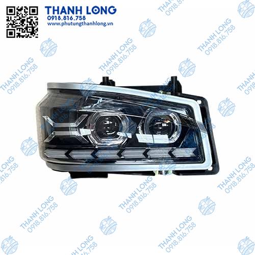 Đèn pha  HOWO LED vành đen (R)